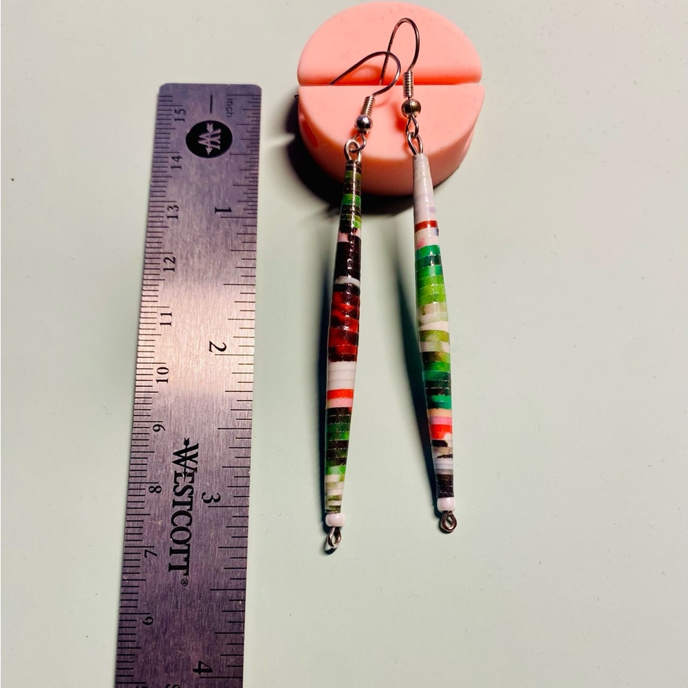 Handcrafted Colorful Drop Earrings
